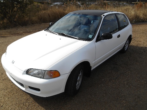 Honda Civic Flat White - Matte Black